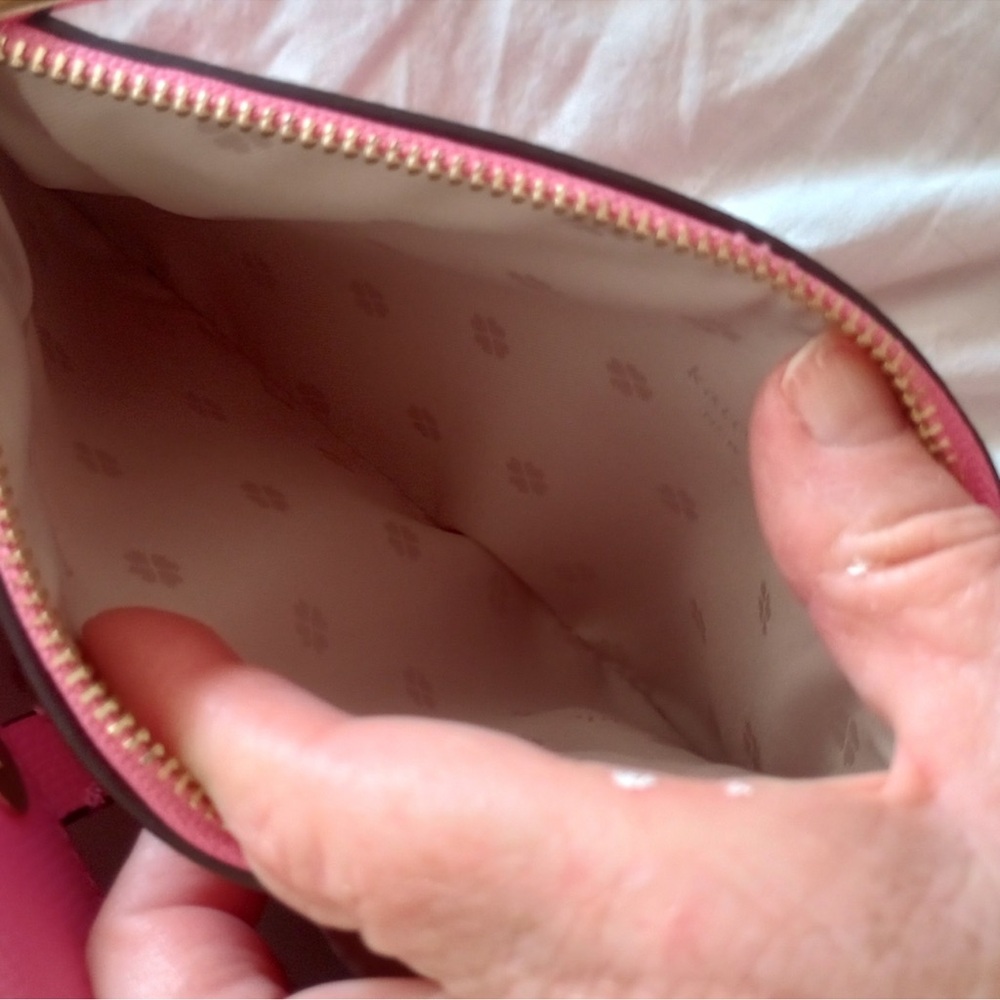 Kate Spade Sydney Double-zip Crossbody Hibiscus Tea 🌸☕️ - Picture 5 of 6